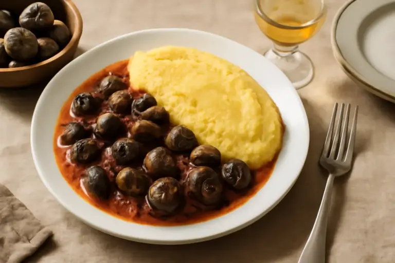 Secondi con lumache e polenta: il connubio classico che conquista anche i più diffidenti