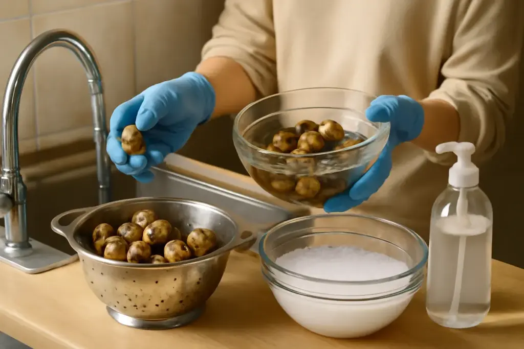 Come pulire correttamente le lumache da cucina? I passaggi igienici che tutelano la salute